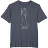 imageStar Wars Princess Leia I Love You Couples Valentines Day TShirtHeather Blue