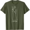 imageStar Wars Princess Leia I Love You Couples Valentines Day TShirtOlive Green