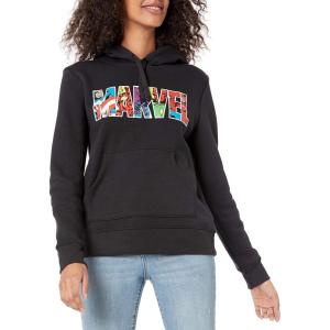 imageAmazon Essentials Disney  Marvel  Star Wars  Princess Womens Fleece Pullover Hoodie Sweatshirts Available in Plus SizeMarvel Character Logo