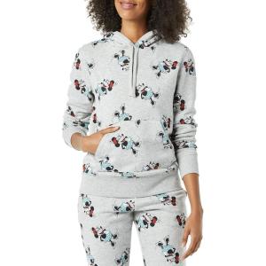 imageAmazon Essentials Disney  Marvel  Star Wars  Princess Womens Fleece Pullover Hoodie Sweatshirts Available in Plus SizeMinnie Icons