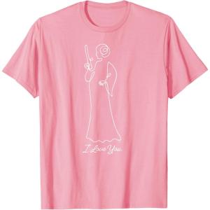 imageStar Wars Princess Leia I Love You Couples Valentines Day TShirtPink