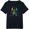 imageStar Wars Darth Vader Gradient Rainbow Pride TShirtBlack