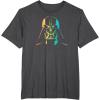 imageStar Wars Darth Vader Gradient Rainbow Pride TShirtDark Heather Grey