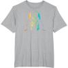 imageStar Wars Darth Vader Gradient Rainbow Pride TShirtHeather Grey