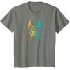 imageStar Wars Darth Vader Gradient Rainbow Pride TShirtOlive Heather