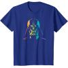 imageStar Wars Darth Vader Gradient Rainbow Pride TShirtRoyal Blue