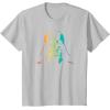 imageStar Wars Darth Vader Gradient Rainbow Pride TShirtSilver Grey