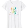 imageStar Wars Darth Vader Gradient Rainbow Pride TShirtWhite