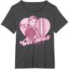 imageStar Wars ObiWan For Me Heart Portrait TShirtDark Heather Grey