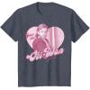 imageStar Wars ObiWan For Me Heart Portrait TShirtHeather Blue