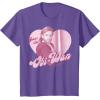 imageStar Wars ObiWan For Me Heart Portrait TShirtPurple Heather