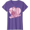 imageStar Wars ObiWan For Me Heart Portrait TShirtPurple Heather