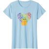 imageStar Wars The Mandalorian The Child Rainbow Hearts TShirtBaby Blue