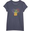 imageStar Wars The Mandalorian The Child Rainbow Hearts TShirtHeather Blue