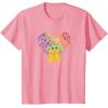 imageStar Wars The Mandalorian The Child Rainbow Hearts TShirtPink
