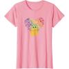 imageStar Wars The Mandalorian The Child Rainbow Hearts TShirtPink