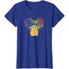imageStar Wars The Mandalorian The Child Rainbow Hearts TShirtRoyal Blue