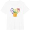 imageStar Wars The Mandalorian The Child Rainbow Hearts TShirtWhite