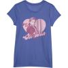 imageStar Wars ObiWan For Me Heart Portrait TShirtBright Blue Heather