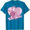 imageStar Wars ObiWan For Me Heart Portrait TShirtSapphire Blue
