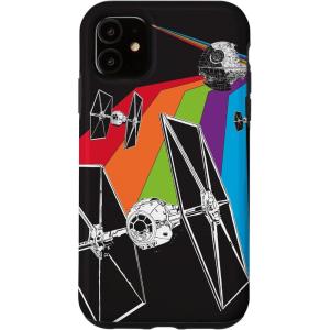 imageiPhone 16 Star Wars TIE Fighter Rainbow Black CaseiPhone 11