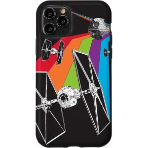 imageiPhone 16 Star Wars TIE Fighter Rainbow Black CaseiPhone 11 Pro