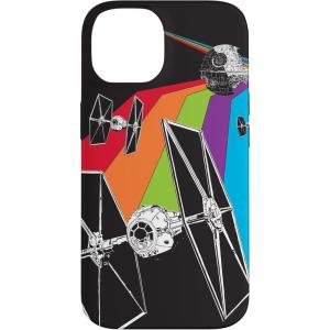 imageiPhone 16 Star Wars TIE Fighter Rainbow Black CaseiPhone 14