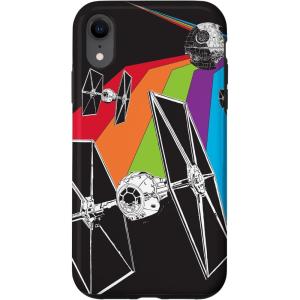 imageiPhone 16 Star Wars TIE Fighter Rainbow Black CaseiPhone XR