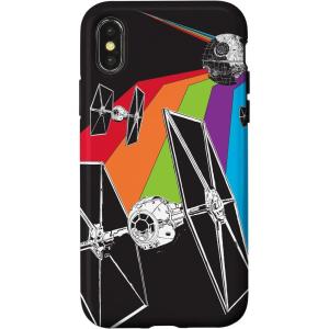 imageiPhone 16 Star Wars TIE Fighter Rainbow Black CaseiPhone XXS