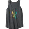 imageStar Wars Darth Vader Gradient Rainbow Pride Tank TopDark Heather Grey
