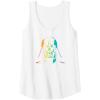 imageStar Wars Darth Vader Gradient Rainbow Pride Tank TopWhite