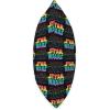 imageStar Wars Logo Gradient Rainbow Black Throw Pillow18x18