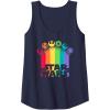 imageStar Wars Logo with Pride Icons Tank TopNavy Blue