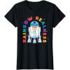 imageStar Wars Pride R2D2 Rainbow Realness TShirtBlack