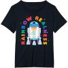imageStar Wars Pride R2D2 Rainbow Realness TShirtBlack