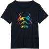 imageStar Wars Pride Stormtrooper Helmet TShirtBlack