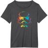 imageStar Wars Pride Stormtrooper Helmet TShirtDark Heather Grey