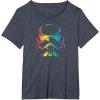 imageStar Wars Pride Stormtrooper Helmet TShirtHeather Blue