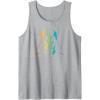 imageStar Wars Darth Vader Gradient Rainbow Pride Tank TopHeather Grey