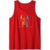 imageStar Wars Darth Vader Gradient Rainbow Pride Tank TopRed