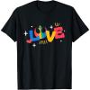 imageStar Wars Pride Love Rainbow Rebel Resistance Symbol TShirtBlack