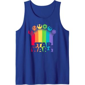 imageStar Wars Logo with Pride Icons Tank TopRoyal Blue