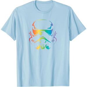 imageStar Wars Pride Stormtrooper Helmet TShirtBaby Blue