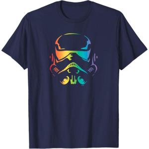 imageStar Wars Pride Stormtrooper Helmet TShirtNavy Blue