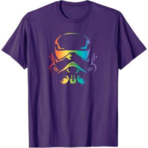 imageStar Wars Pride Stormtrooper Helmet TShirtPurple