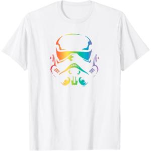 imageStar Wars Pride Stormtrooper Helmet TShirtWhite
