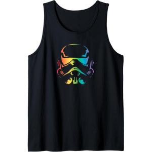 imageStar Wars Pride Stormtrooper Helmet Tank TopBlack