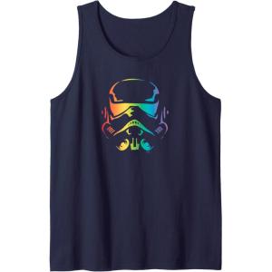 imageStar Wars Pride Stormtrooper Helmet Tank TopNavy Blue
