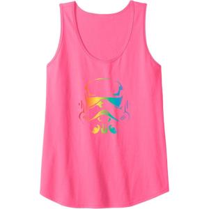 imageStar Wars Pride Stormtrooper Helmet Tank TopNeon Pink