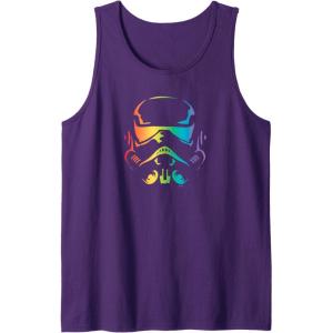 imageStar Wars Pride Stormtrooper Helmet Tank TopPurple